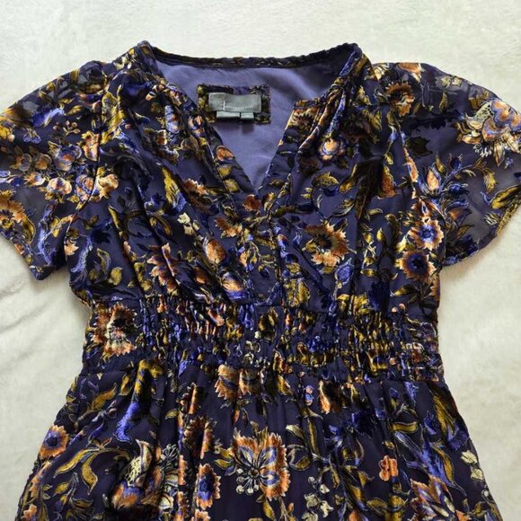 S Petite By Anthropologie The Somerset maxi dress: velvet edition SP - Picture 3 of 12